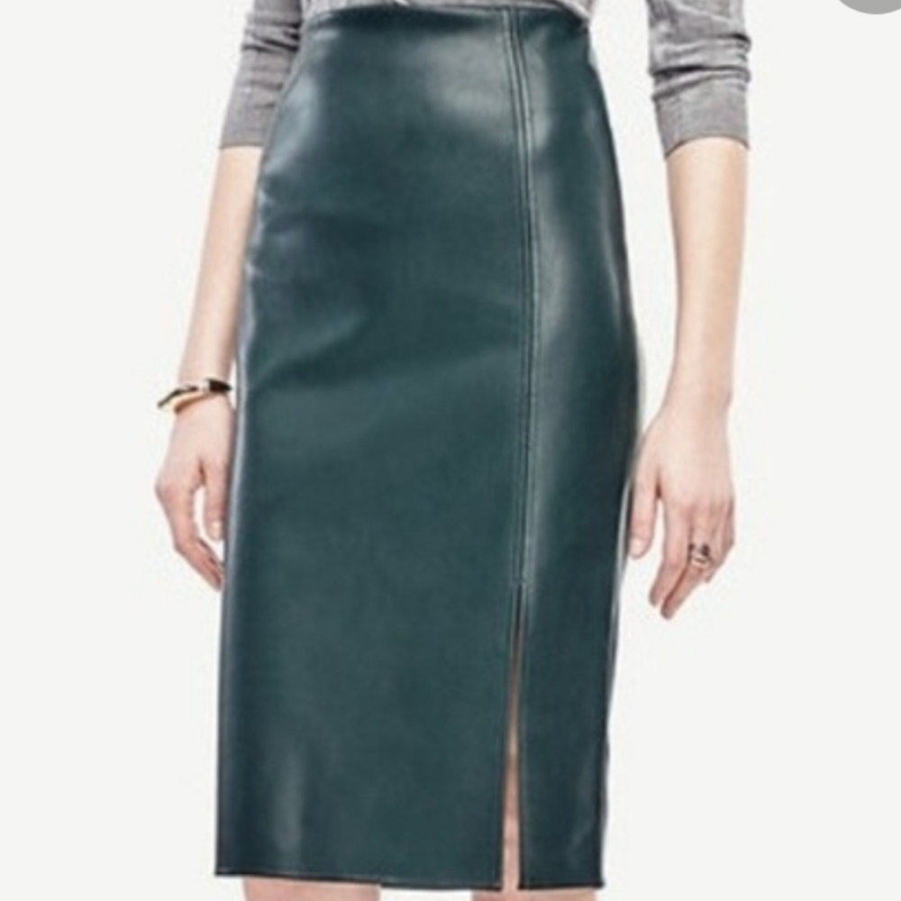 Vegan leather skirt